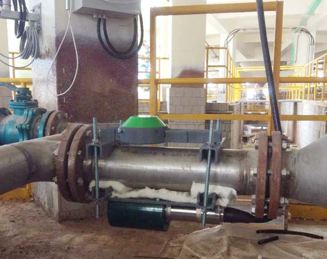 Na-22放射性儀表鋅銦礦漿管道檢測(cè)現(xiàn)場(chǎng)案例(圖1)