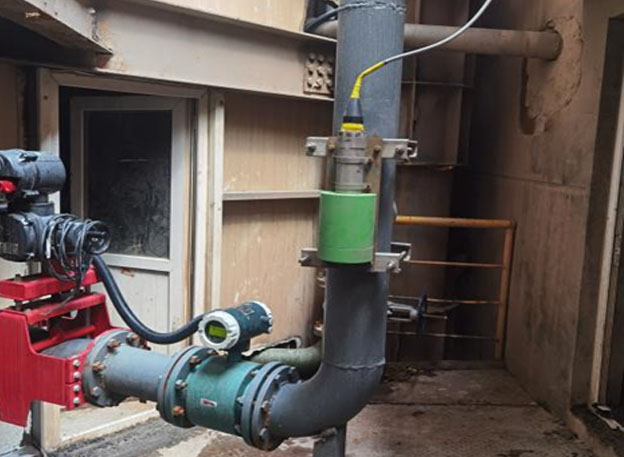 Na-22放射性儀表攪拌倉進沙管道密度測量案例(圖1)