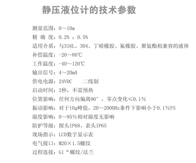靜壓液位計 DG-D400(圖1)